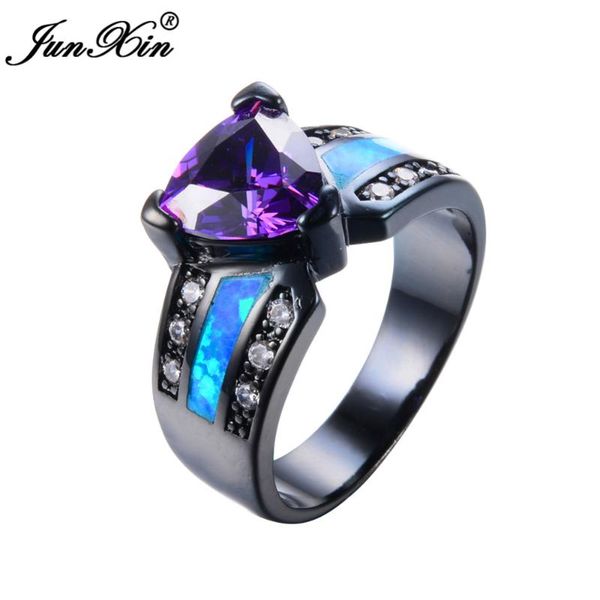 fashion jewelry blue fire opal ring black gold purple vintage wedding engagement rings for men and women, Slivery;golden
fashion jewelry blue fire opal ring black gold purple vintage wedding engagement rings for men and women, Slivery;golden