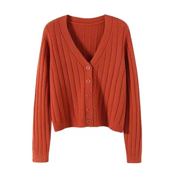 women's knits & tees knitted open stitch crop sweater long sleeve v-neck women solid loose mujer spring autumn pull femme, White
women's knits & tees knitted open stitch crop sweater long sleeve v-neck women solid loose mujer spring autumn pull femme, White