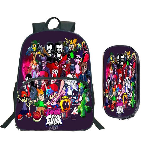 backpack friday night funkin 2 pcs/set 3d print schoolbags kids pencil case boys girl school bag teens lapbook bags
backpack friday night funkin 2 pcs/set 3d print schoolbags kids pencil case boys girl school bag teens lapbook bags