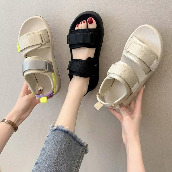 sandals women 2021 summer ladies fashion platform slippers beach outdoor casual open toe mujer, Black
sandals women 2021 summer ladies fashion platform slippers beach outdoor casual open toe mujer, Black
