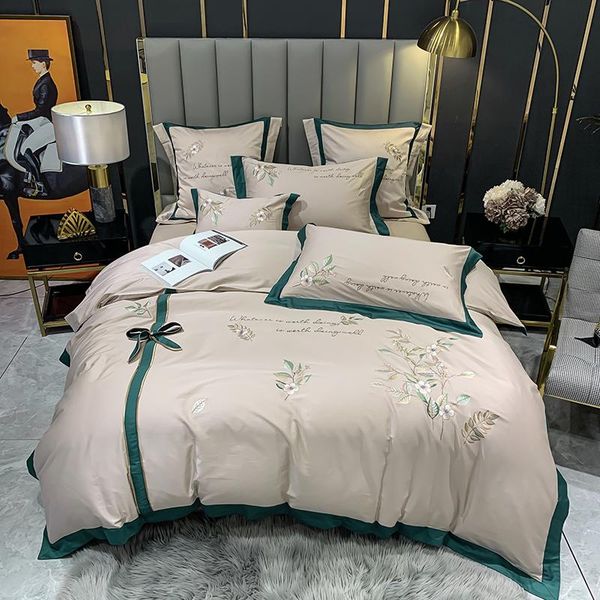 bedding sets luxury 800tc egyptian cotton floral embroidery set king size bow duvet cover bed sheet pillowcases home textiles
bedding sets luxury 800tc egyptian cotton floral embroidery set king size bow duvet cover bed sheet pillowcases home textiles