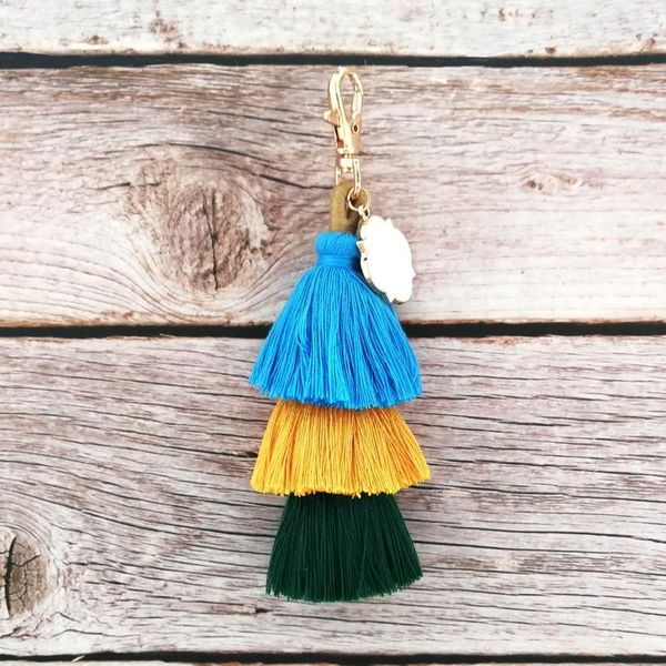 keychains zwpon blank key chain enamel clover 3 layered tassel keychain bag accessories wholesale, Silver
keychains zwpon blank key chain enamel clover 3 layered tassel keychain bag accessories wholesale, Silver