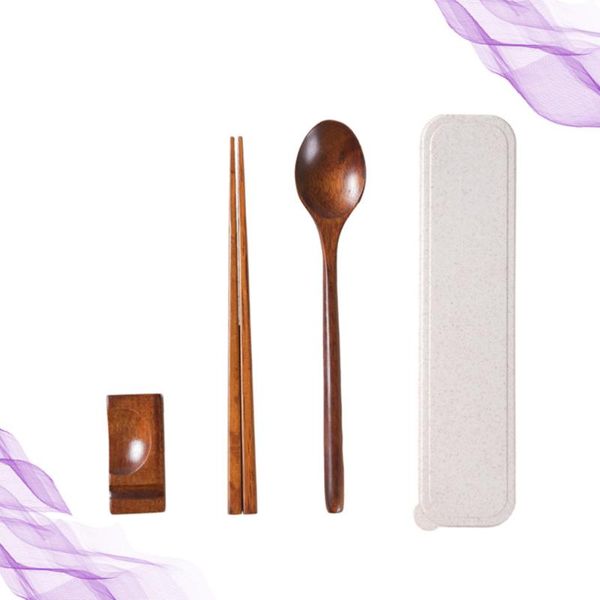 chopsticks 4pcs japanese style wood spoon chopstick rest set portable tableware with case for camping travel
chopsticks 4pcs japanese style wood spoon chopstick rest set portable tableware with case for camping travel