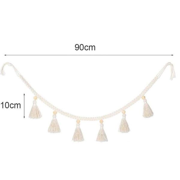 decorative objects & figurines bohemia macrame handmade woven tassel garland with belly hangings basket wooden decor beads home wall l7z3
decorative objects & figurines bohemia macrame handmade woven tassel garland with belly hangings basket wooden decor beads home wall l7z3