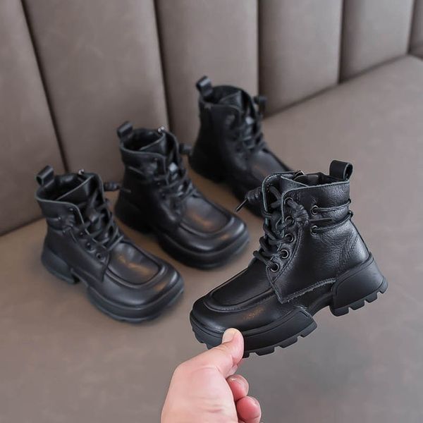 childrens boots kids shoes girls footwear autumn winter boys shoe cowhide leather moccasins soft student casual fashion b7752, Black;grey
childrens boots kids shoes girls footwear autumn winter boys shoe cowhide leather moccasins soft student casual fashion b7752, Black;grey
