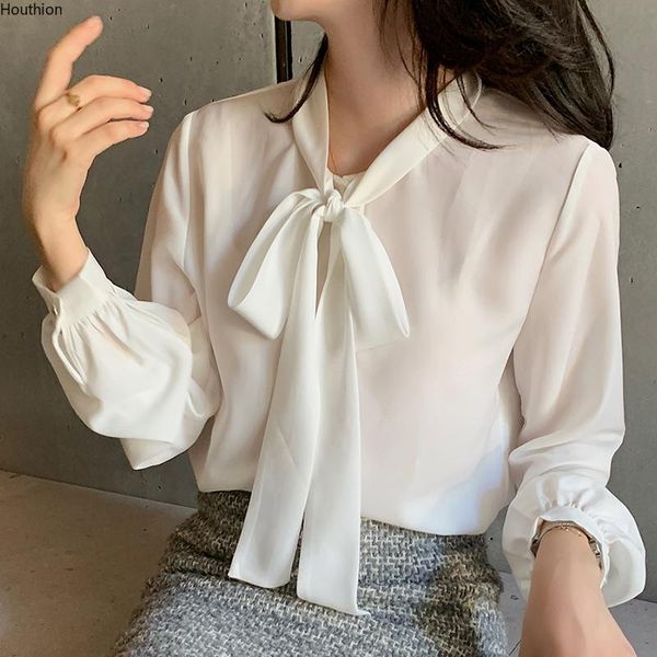 women's blouses & shirts spring and summer long-sleeved blouse loose solid color comfortable fashion casual korean bow tie, White
women's blouses & shirts spring and summer long-sleeved blouse loose solid color comfortable fashion casual korean bow tie, White
