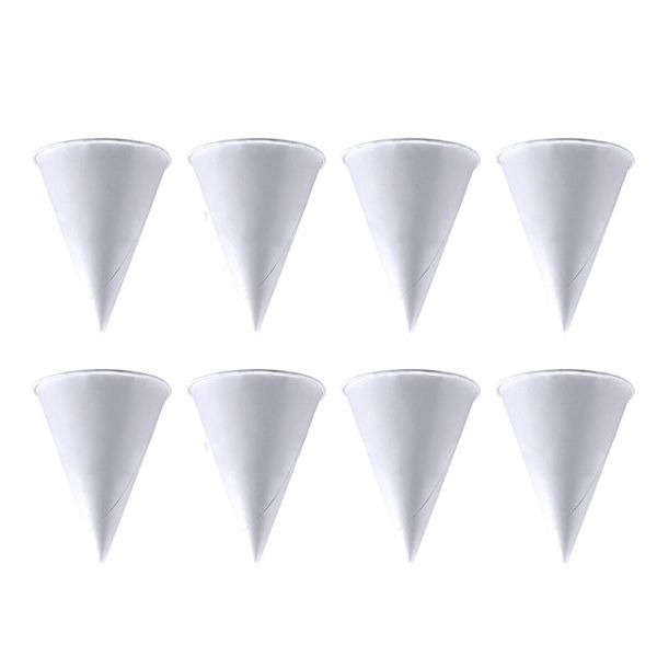 500pcs disposable cone paper cups white ice cream container eco-friendly water cup for airport street stall restaurant & straws
500pcs disposable cone paper cups white ice cream container eco-friendly water cup for airport street stall restaurant & straws