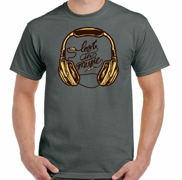 headphones t-shirt lost in music mens funny dance rock pop retro 80's 90's, White;black
headphones t-shirt lost in music mens funny dance rock pop retro 80's 90's, White;black