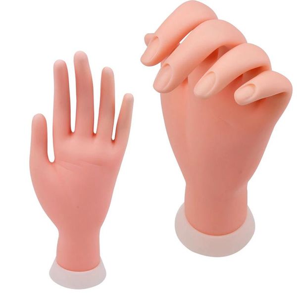 nail art equipment 1pcs professional hand soft manicure practice training diy model flexible silicone finger can bend tools, Silver
nail art equipment 1pcs professional hand soft manicure practice training diy model flexible silicone finger can bend tools, Silver
