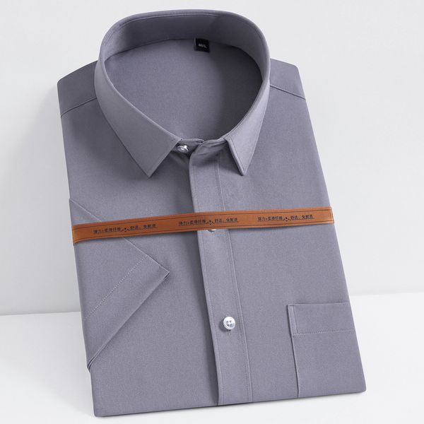 2021mens casual stretch short sleeve dress shirts single patch pocket standard-fit formal business work office solid basic shirt, White;black
2021mens casual stretch short sleeve dress shirts single patch pocket standard-fit formal business work office solid basic shirt, White;black