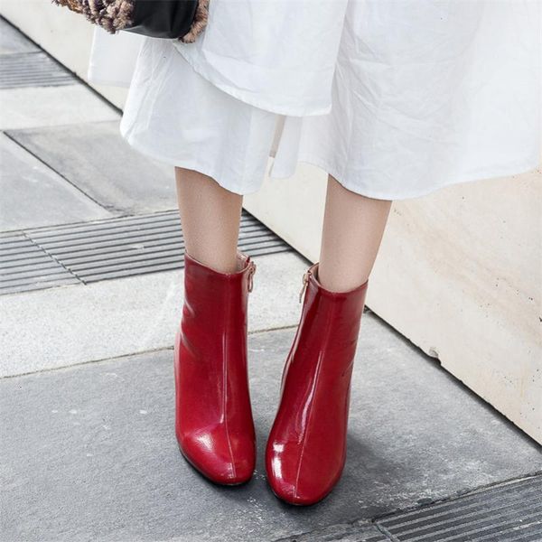 boots annymoli high heel woman thick ankle square toe short zip ladies shoes autumn winter wine red big size 431 wi8o, Black
boots annymoli high heel woman thick ankle square toe short zip ladies shoes autumn winter wine red big size 431 wi8o, Black