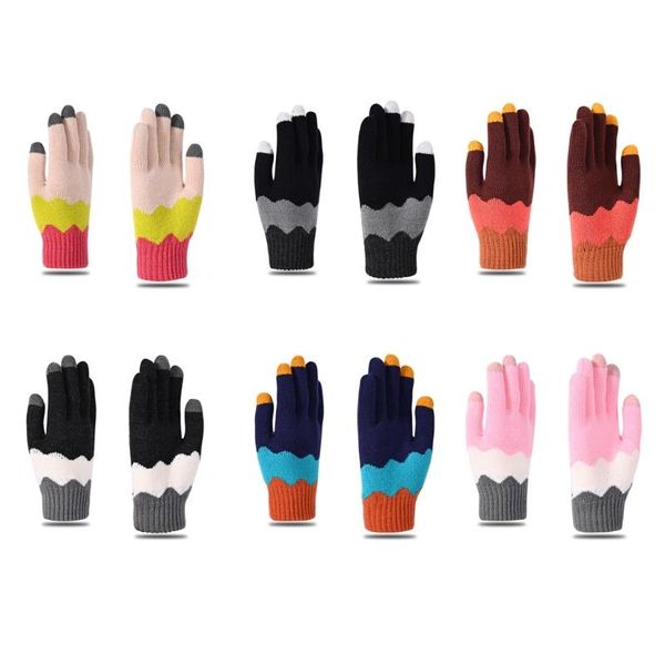 sports gloves 68ua cold-proof fashion warm knit elastic cuff for couple students, Black
sports gloves 68ua cold-proof fashion warm knit elastic cuff for couple students, Black