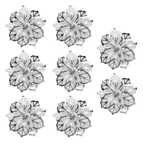 8pcs flower napkin rings decorative holders for wedding banquet dinner party table decoration (silver)
8pcs flower napkin rings decorative holders for wedding banquet dinner party table decoration (silver)