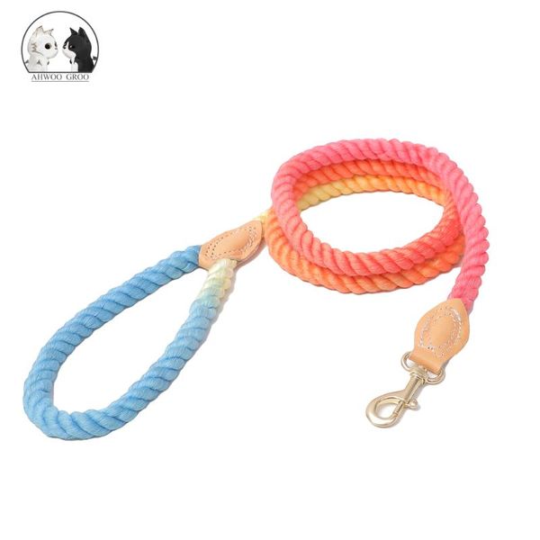 rainbow dog leash pet puppy walking training lead for large medium small dogs leashes strap belt cotton traction rope collars &
rainbow dog leash pet puppy walking training lead for large medium small dogs leashes strap belt cotton traction rope collars &