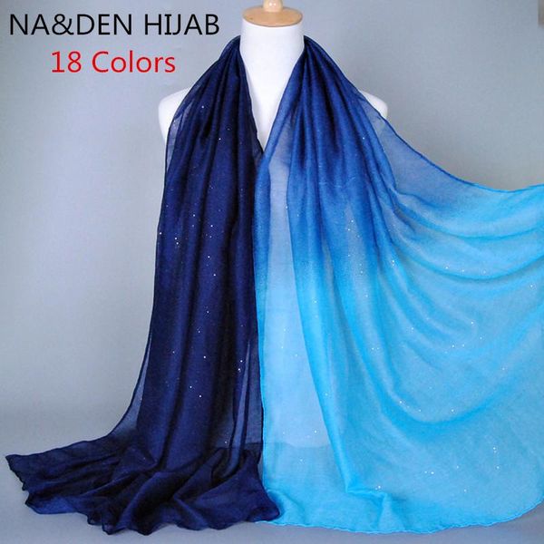 scarves 2021 gradient hijabs for women viscose solid shawl glitter gold scarf muslim head wrap elegant plus size hijab, Blue;gray
scarves 2021 gradient hijabs for women viscose solid shawl glitter gold scarf muslim head wrap elegant plus size hijab, Blue;gray