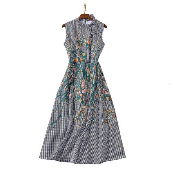 casual dresses cotton plaid high end embroidered sleeveless slim fit super beautiful temperament swing a line dress for women yhdl, Black;gray
casual dresses cotton plaid high end embroidered sleeveless slim fit super beautiful temperament swing a line dress for women yhdl, Black;gray