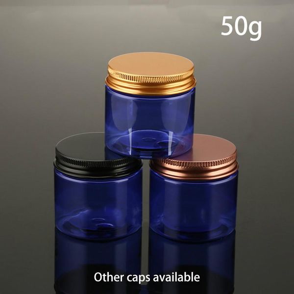 storage bottles & jars 50g blue plastic refillable jar empty 50ml bottle cosmetic cream lotion container candy tea spice sugar package
storage bottles & jars 50g blue plastic refillable jar empty 50ml bottle cosmetic cream lotion container candy tea spice sugar package