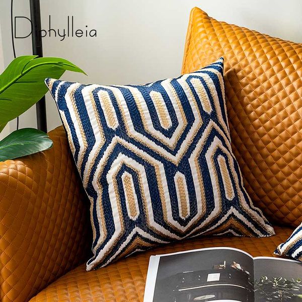 pillow case diphylleia chic style cover dark blue gold honeycomb embroidery modern american house decorative 45x45cm
pillow case diphylleia chic style cover dark blue gold honeycomb embroidery modern american house decorative 45x45cm
