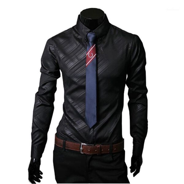 mens designer stripes dress shirts casual slim long 14 color size -5xl men's, White;black
mens designer stripes dress shirts casual slim long 14 color size -5xl men's, White;black
