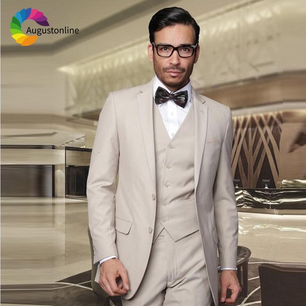 men's suits & blazers beige wedding men business wear groom tuxedos 3 pieces (jacket+pants+vest) bridegroom man blazer hw6s, White;black
men's suits & blazers beige wedding men business wear groom tuxedos 3 pieces (jacket+pants+vest) bridegroom man blazer hw6s, White;black
