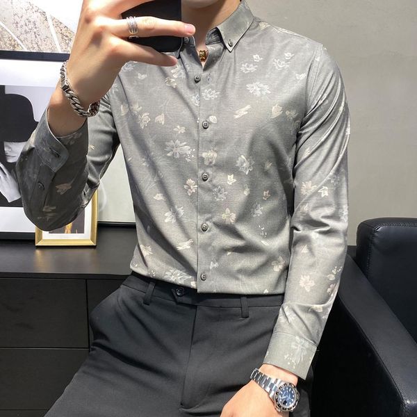 men's casual shirts moda coreana imprimir camisas de manga comprida roupas masculinas night club ajuste fino festa/formatura blusa homm, White;black
men's casual shirts moda coreana imprimir camisas de manga comprida roupas masculinas night club ajuste fino festa/formatura blusa homm, White;black
