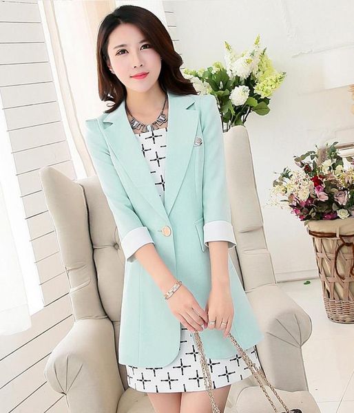women's suits & blazers long blazer feminino 2021 women plus size 3xl autumn jackets female coat slim ol leisure small gray bleiser muj, White;black
women's suits & blazers long blazer feminino 2021 women plus size 3xl autumn jackets female coat slim ol leisure small gray bleiser muj, White;black