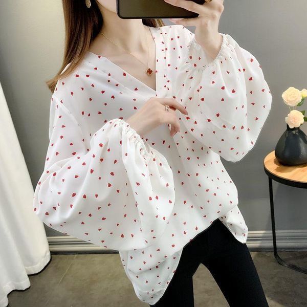 women's blouses & shirts european and american style lantern sleeve loose printed chiffon shirt spring summer 2021 pullover jacket, White
women's blouses & shirts european and american style lantern sleeve loose printed chiffon shirt spring summer 2021 pullover jacket, White