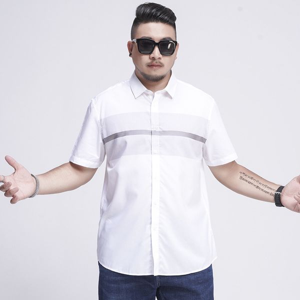 men's shirts business casual yarn dyed stripe fertilizer increase thin money comfortable large stripe cardigan style young fashion summ, White;black
men's shirts business casual yarn dyed stripe fertilizer increase thin money comfortable large stripe cardigan style young fashion summ, White;black