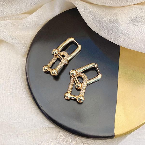 hoop & huggie est korean fashion small lock metal earrings commuter golden colour simple cold wind earring for women girls unusual gifts, Golden;silver
hoop & huggie est korean fashion small lock metal earrings commuter golden colour simple cold wind earring for women girls unusual gifts, Golden;silver