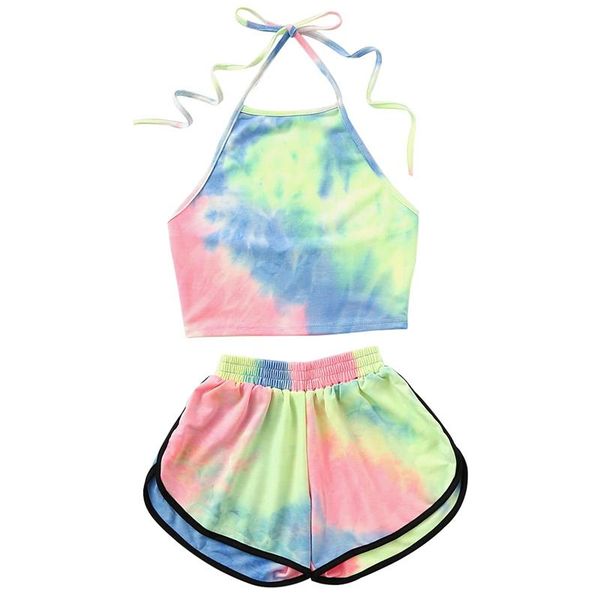 women's tracksuits tie-dye gradient halter crop and shorts two 2 piece set women summer fashion tank camis suits holiday outfit tracksu, Gray
women's tracksuits tie-dye gradient halter crop and shorts two 2 piece set women summer fashion tank camis suits holiday outfit tracksu, Gray
