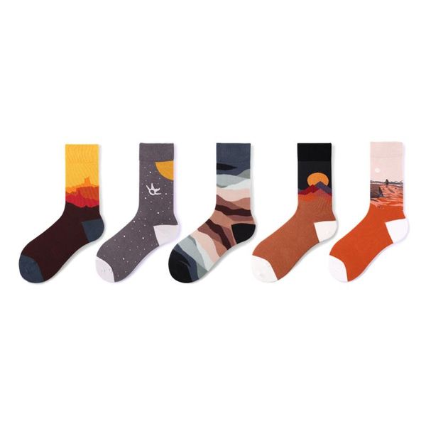 men's socks 1 pair long-staple cotton trend graffiti colorful personality fashion tube couple, Black
men's socks 1 pair long-staple cotton trend graffiti colorful personality fashion tube couple, Black