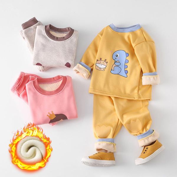 clothing sets winter baby girls fleece thermal underwear set fall children long sleeves clothes thicken homewear suit kids boy cartoon pajam, White
clothing sets winter baby girls fleece thermal underwear set fall children long sleeves clothes thicken homewear suit kids boy cartoon pajam, White