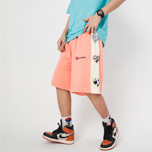 fashionable shorts men's street trend loose capris summer sports casual pants, White;black
fashionable shorts men's street trend loose capris summer sports casual pants, White;black