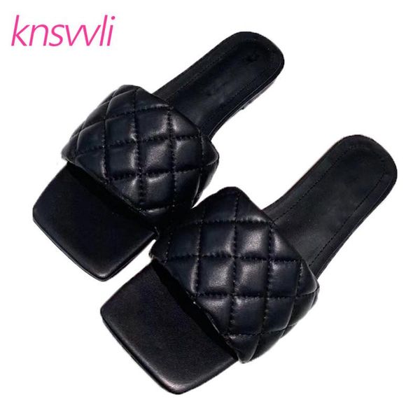 slippers square toe mules shoes women genuine leather rhomboid pattern summer woman slides black designer sandals
slippers square toe mules shoes women genuine leather rhomboid pattern summer woman slides black designer sandals