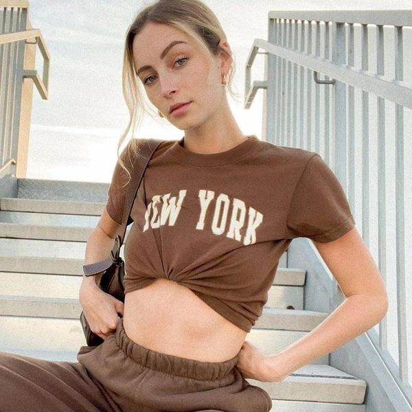 letter print cotton t shirt women summer casual short sleeve o-neck brown woman tshirts vintage streetwear y2k 2021 women's t-shirt, White
letter print cotton t shirt women summer casual short sleeve o-neck brown woman tshirts vintage streetwear y2k 2021 women's t-shirt, White