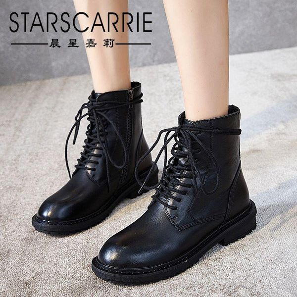 boots women's leather flat bottomed mid barrel knight motorcycle high lace up zipper, Black
boots women's leather flat bottomed mid barrel knight motorcycle high lace up zipper, Black