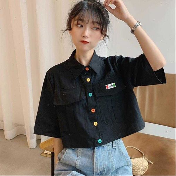harajuku women shirt short sleeve polo collar casual cotton preppy girls fashion letter embroidery blusas femininas, White
harajuku women shirt short sleeve polo collar casual cotton preppy girls fashion letter embroidery blusas femininas, White