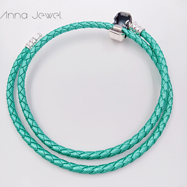 fine jewelry woven 100% genuine leather bracelet mix size 925 silver clasp bead fits pandora charms bracelet diy marking  for women men gift
fine jewelry woven 100% genuine leather bracelet mix size 925 silver clasp bead fits pandora charms bracelet diy marking  for women men gift