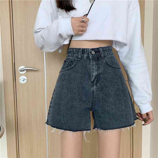 woman baggy wide-leg shorts jeans summer vintage high-waist straight-leg pant button up gradient color denim 210602, White;black
woman baggy wide-leg shorts jeans summer vintage high-waist straight-leg pant button up gradient color denim 210602, White;black