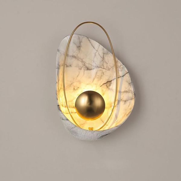 wall lamp northern europe simple shell shape marble vanity living room bedroom background decorative lights
wall lamp northern europe simple shell shape marble vanity living room bedroom background decorative lights