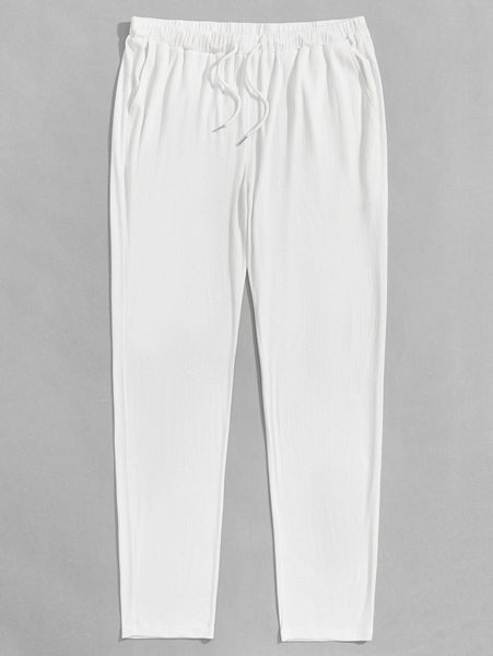 men drawstring waist lounge pants s1ar#, Black;brown
men drawstring waist lounge pants s1ar#, Black;brown