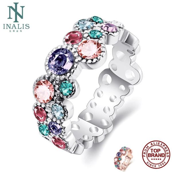 colorful rings for women inlaid multicolor rhinestone tin alloy ring luxurious selling fashion jewelry wedding gift cluster, Golden;silver
colorful rings for women inlaid multicolor rhinestone tin alloy ring luxurious selling fashion jewelry wedding gift cluster, Golden;silver