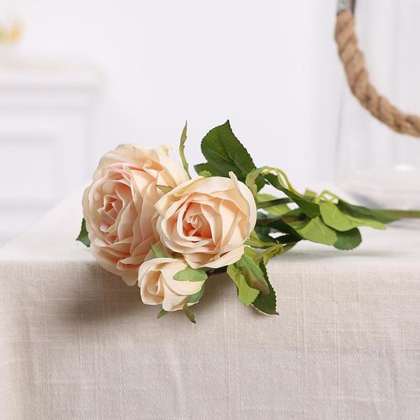 decorative flowers & wreaths 1x fake artificial 3 heads rose bouquet flower home garden party decor 4 colors
decorative flowers & wreaths 1x fake artificial 3 heads rose bouquet flower home garden party decor 4 colors