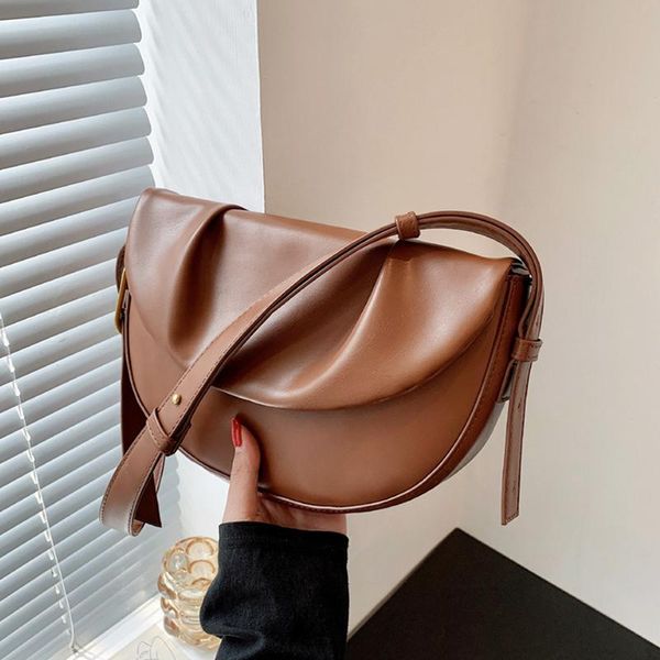 evening bags vintage soft pu leather saddle shoulder women's bag winter simple large capacity design handbags female shopper crossbody
evening bags vintage soft pu leather saddle shoulder women's bag winter simple large capacity design handbags female shopper crossbody