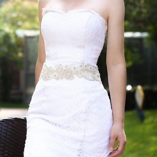 wedding sashes trixy s53 crystal pearls belt rhinestones bridal silver diamond accessories, White
wedding sashes trixy s53 crystal pearls belt rhinestones bridal silver diamond accessories, White