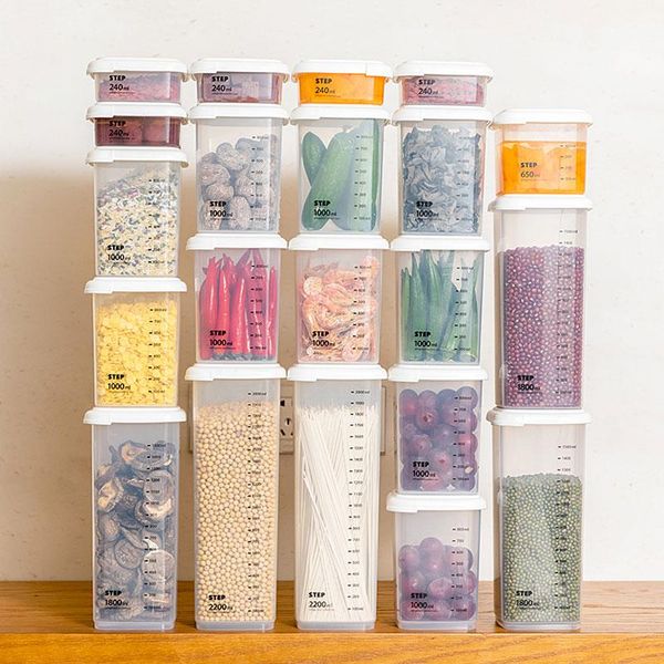 storage bottles & jars food box plastic transparent pp container sealed crisper for grain tank kitchen fridge sorting organize tools
storage bottles & jars food box plastic transparent pp container sealed crisper for grain tank kitchen fridge sorting organize tools