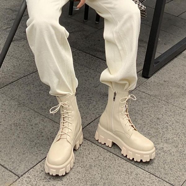 boots autumn and winter shoes women casual solid color genuine leather first layer cowhide fashion thick bottom, Black
boots autumn and winter shoes women casual solid color genuine leather first layer cowhide fashion thick bottom, Black