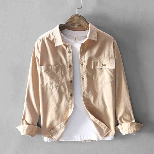 men's t-shirts double pockets 100% cotton brand fashion for men long sleeve casual shirt mens solid shirts male overhemd ilcp, White;black
men's t-shirts double pockets 100% cotton brand fashion for men long sleeve casual shirt mens solid shirts male overhemd ilcp, White;black