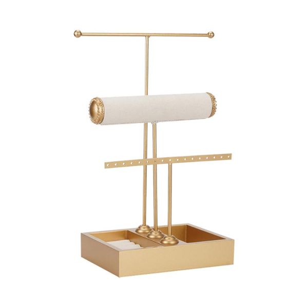storage boxes & bins 1pc earrings and jewelry display hanger necklace showing shelf (golden)
storage boxes & bins 1pc earrings and jewelry display hanger necklace showing shelf (golden)
