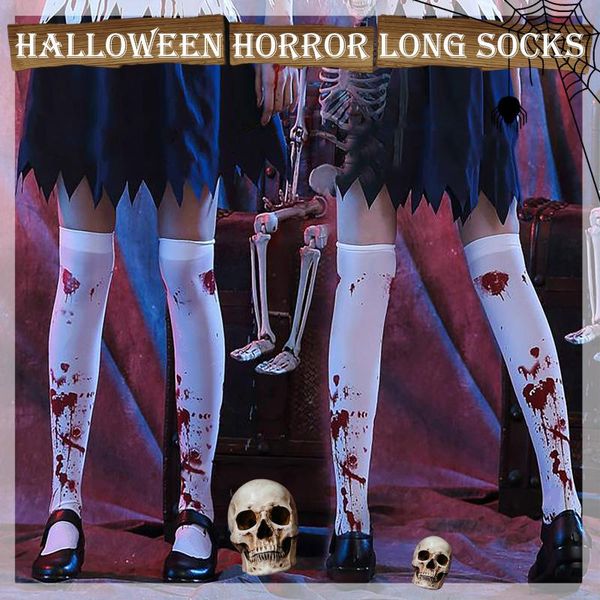 socks & hosiery women horror white stockings fashion halloween party bloody over the knee decoration, Black;white
socks & hosiery women horror white stockings fashion halloween party bloody over the knee decoration, Black;white